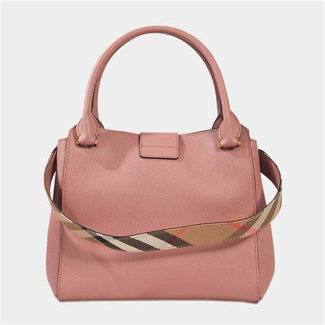 burberry buckle medium tote pink|burberry medium buckle bag.